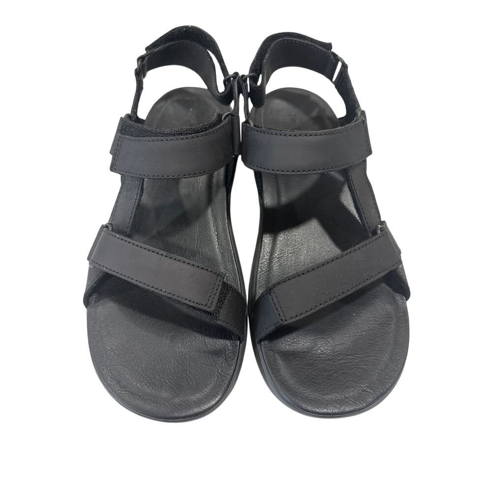 Merrell Women's Sz 7 Tideriser Luna Black Leather Convert sandals Sz 7 Outdoor